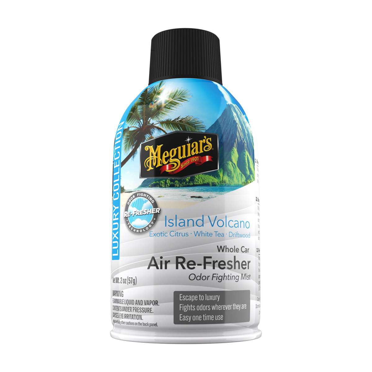  Meguiar's Whole Car Air Re-Fresher Odor Elimiator - Island Volcano